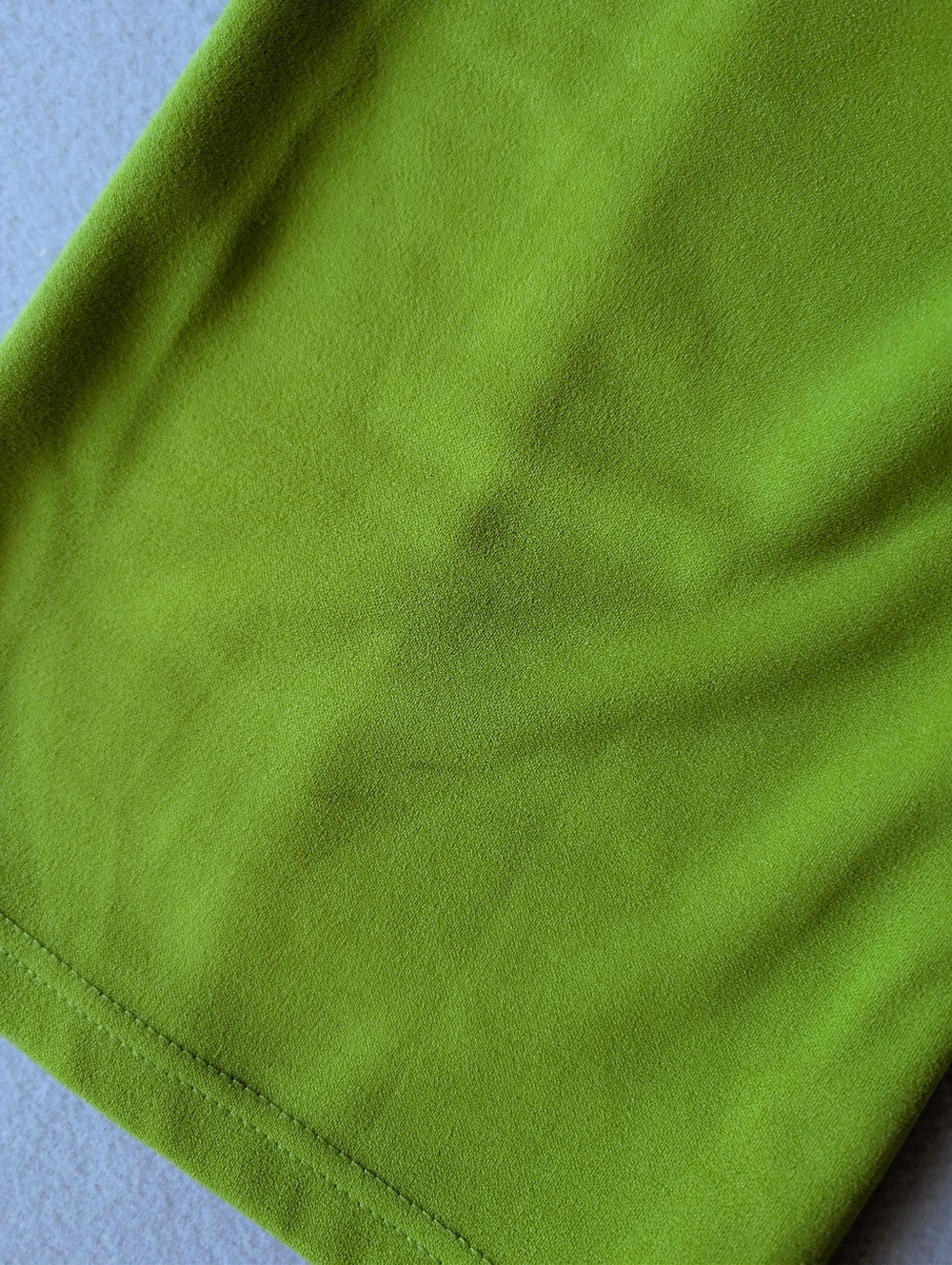Lime Green Tailored Trousers Brat Green High Waist Wide Leg Pants Dopamine Sz S image 7